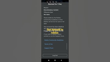 Thumbnail of Got banned in roblox for bullying a kid ( actually true)