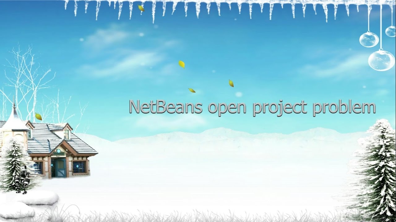 NetBeans open project problem and solution - YouTube