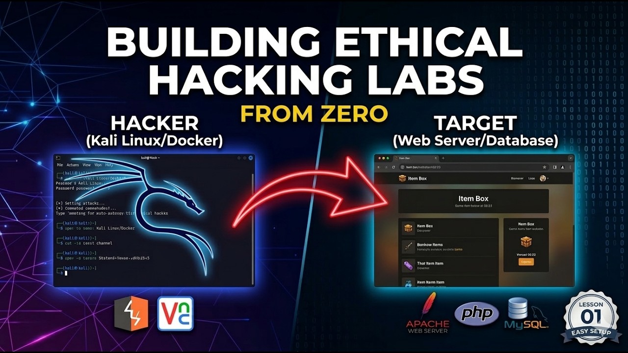How to Build an Ethical Hacking Lab with Docker & Kali Linux (Beginner ...