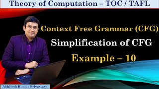 Simplification of Context Free Grammar (CFG) - Example 10 thumbnail