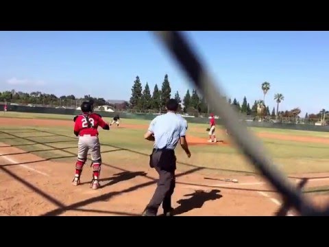 Kyle basehit and Serna safe at third