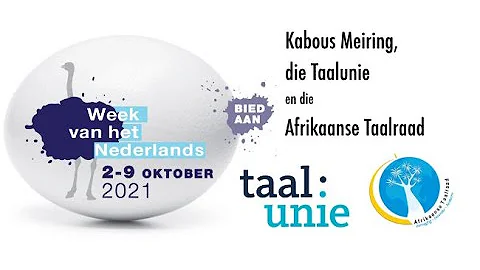 Week van het Nederlands | Kabous Meiring nooi die ...
