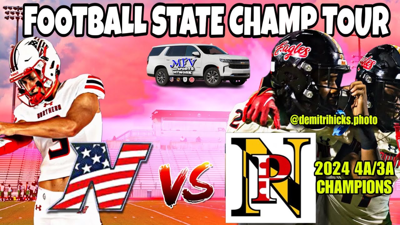 ТУР ЧЕМПИОНАТА ШТАТА 4A/3A ЧЕМПИОНЫ | Northern x North Point | Футбол в университетах
