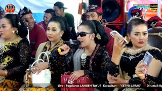 Live - LANGEN TAYUB SETYO LARAS & TARUNO LARAS JOSSS || PT. YAPA SANDY MEDIA KONDANG TAYUB INDONESIA