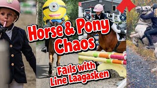 FAILS with Line Laagasken - Horse & Pony Chaos!
