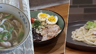 I Tested Everyones Udon Noodles - Japanese Cooking 101, Rie, Cooking Haru, 1 Meal A Day