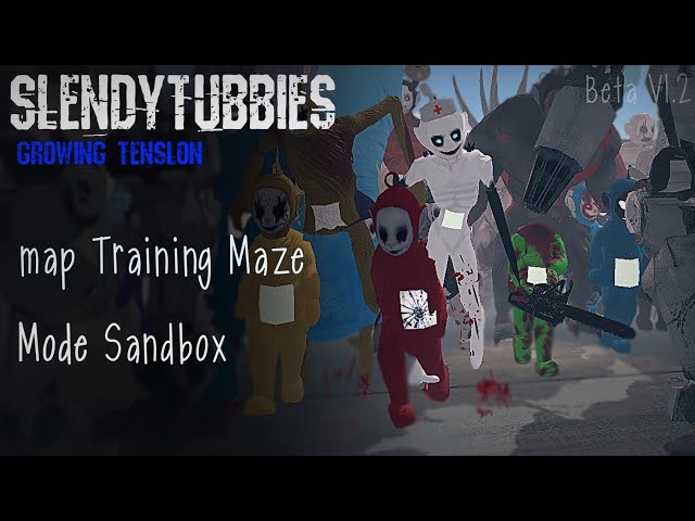 Slendytubbies Growing Tension Beta 1.2 map Training Maze - Mode