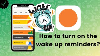 How to turn on the wake up reminders function in Headspace? screenshot 5