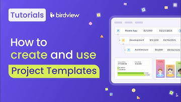 How to Create a Reusable Project Template | Birdview tutorial