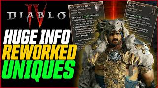 HUGE INFO DUMP! New & Reworked Druid Uniques, Skill Tree Changes & More! // Diablo 4 Campfire