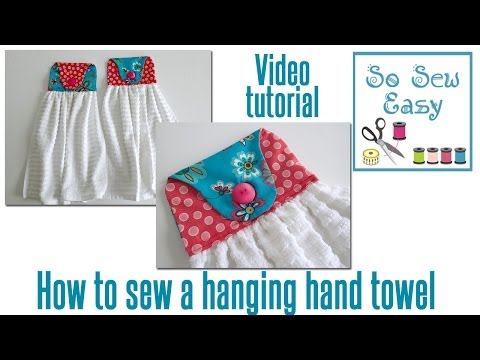 Hanging Hand Towel Tutorial - Viva Veltoro