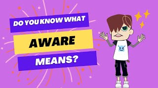 Do you know what AWARE means? --- Learn English with Kevin 😁😉 #learnenglish #funenglish