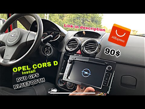 INSTALL GPS DVD Bluetooth Camera on OPEL CORSA D /Astra ( AliExpress )