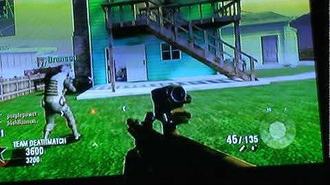 call of duty black ops wii team deathmatch #1