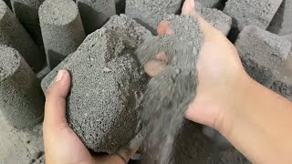 Asmr satisfying crumbling of Stoney charcoal sand dry floor crumbling🌪#relax #foryou🌪🌪