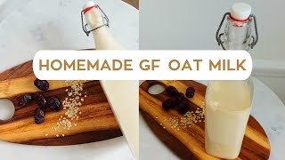 Homemade gluten-free oat milk 🌱 Is There Gluten In Oat Milk