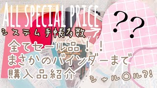 【システム手帳】たまたま出会った文具店閉店セールで爆買いしたもの紹介【総額１万円以下？！】