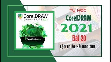Coreldraw Cấp Tốc [ Bài 20] Tập thiết kế bao thư