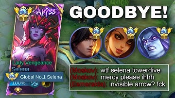 TOP GLOBAL SELENA vs TOP GLOBAL ESMERALDA + YSS AND TOP GLOBAL MOSKOV | SELENA BUILD 2025 - MLBB