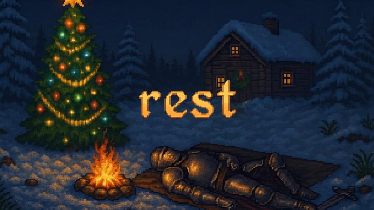 Winter in the Medieval Kingdom • Peaceful Winter Ambience, Snow & Warm Fire Sounds