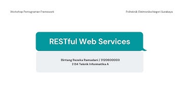 12 - RESTful Web Service ​Yii2 - Latihan