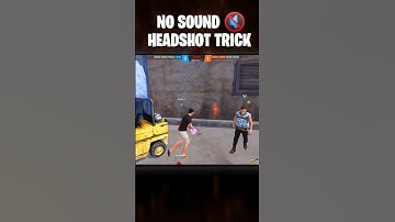 No Sound Headshot Trick 🔇 // Silent Headshot Trick 😱 #freefire #shorts #freefireshorts