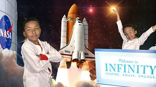 HOLY MOLY! Bubby Boys Discover GIANT APOLLO Rocket at Infinity Science Center! 🚀🔬🌌