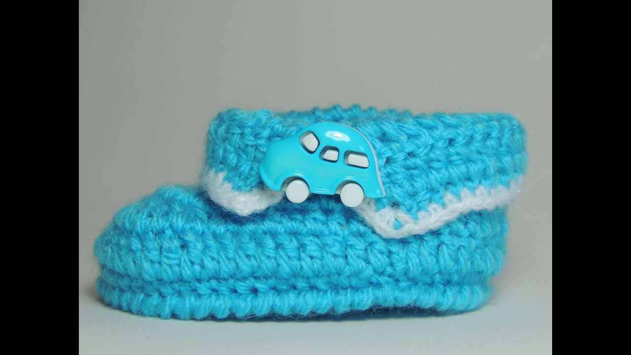 sapatinhos de croche azul e rosa