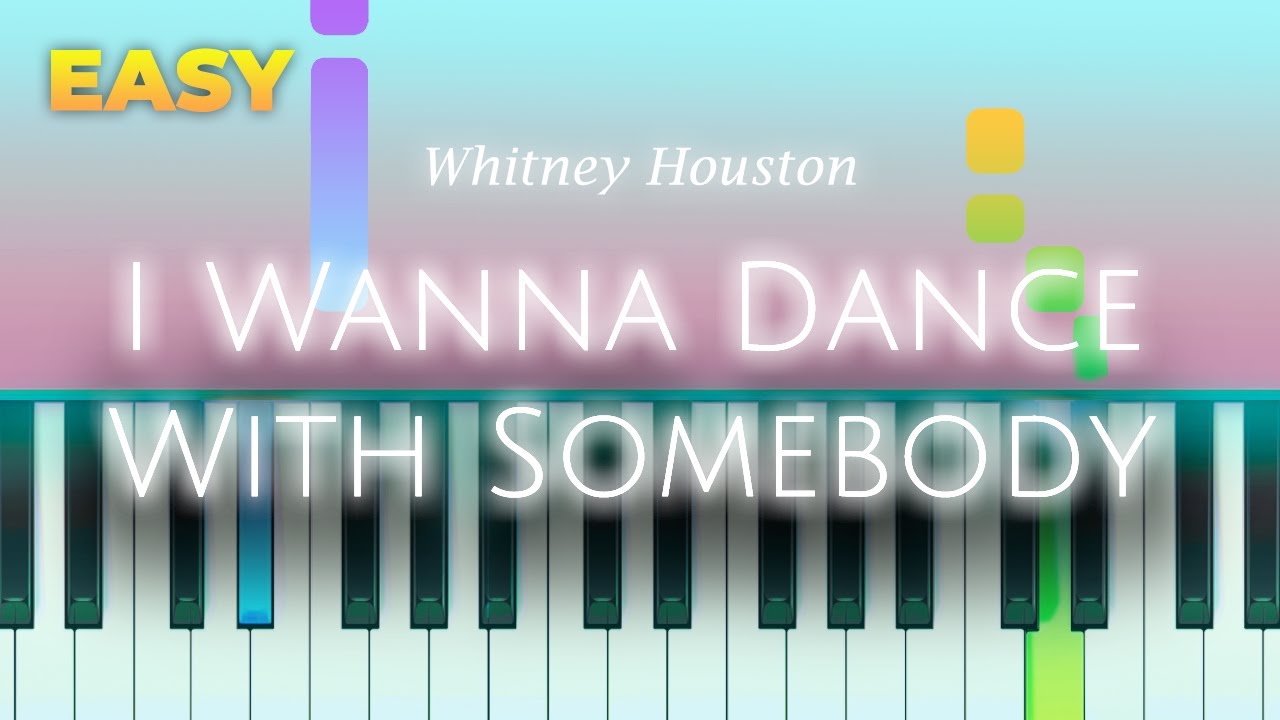 Whitney Houston - I Wanna Dance With Somebody - EASY Piano TUTORIAL by Piano Fun Play
