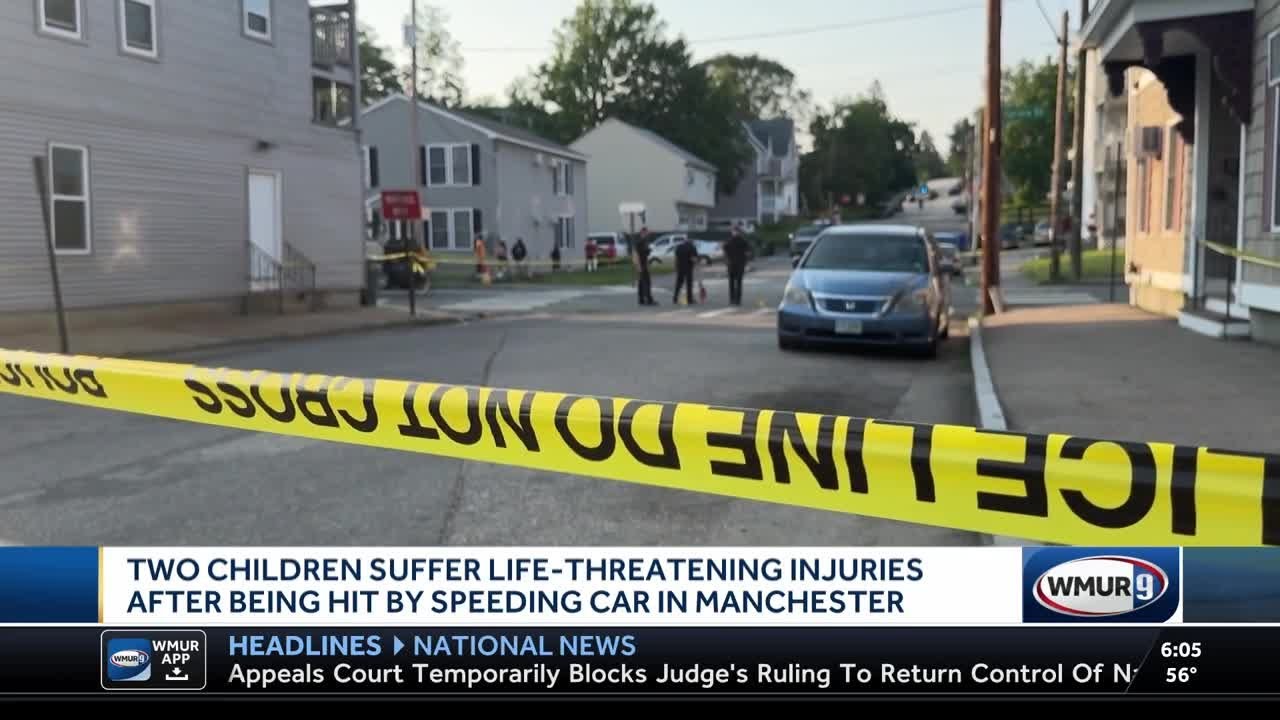 2 children seriously injured after being hit by car in Manchester - YouTube