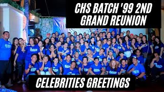 CULIAT HIGH SCHOOL BATCH '99 2ND GRAND REUNION (Celebrities Greetings) | Shine Pagaduan