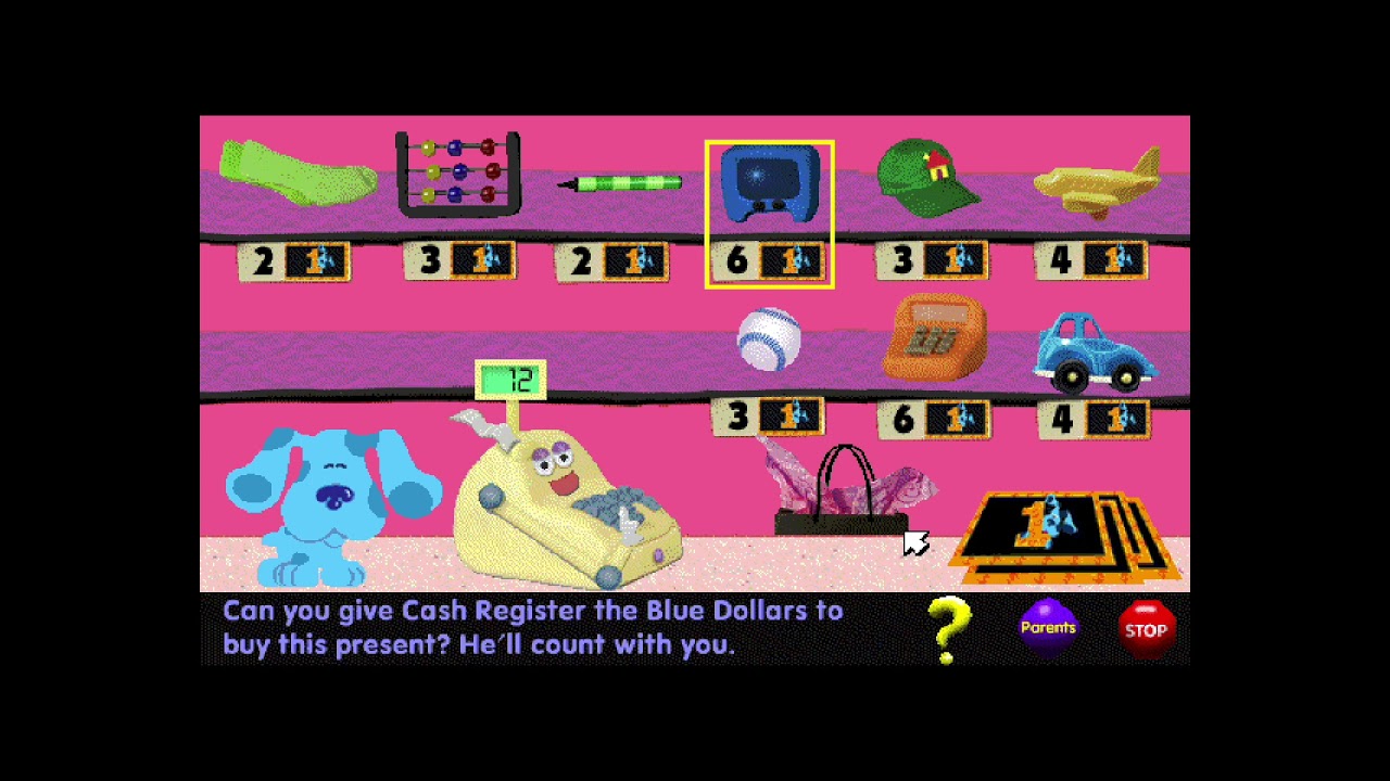 PC Longplay Blue's Clues Counting with Cash Register YouTube