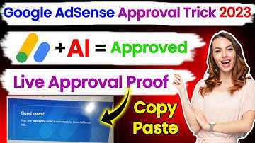 AdSense Approval Secret Trick 2023 | How to Get Google AdSense Approval on Copy Paste Content