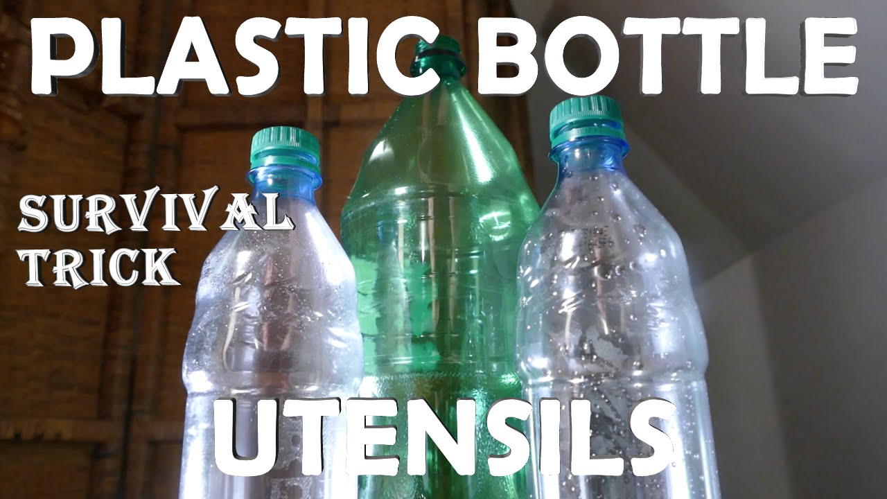 7 Utensils From Only Plastic Bottles! - Amazing Survival Trick!!!