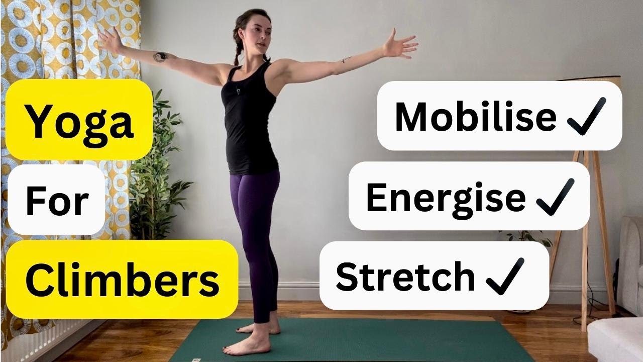 Yoga For Climbers 🧗‍♀️ 10 Minute Warm Up YouTube