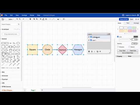 Duplicate layers in draw.io for Atlassian Confluence & Jira