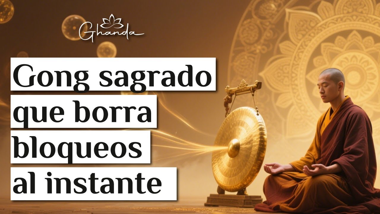 ¡Este sonido ancestral con GONG borra bloqueos y transforma tu energía al instante!