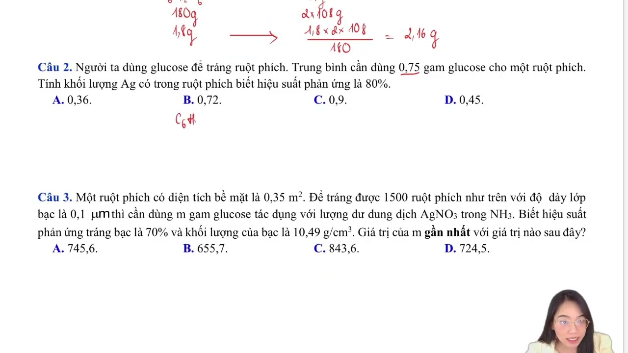 Chinh phục các dạng bài tập từ cơ bản chủ đề Carbohydrate - Hoá 12