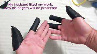 How to make a leather thimble