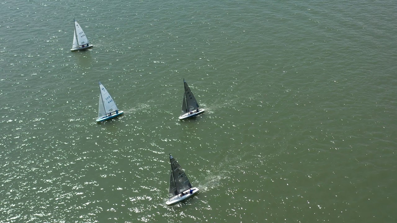 Sailing the Inland 20 Scow at Rehoboth Bay, DE YouTube