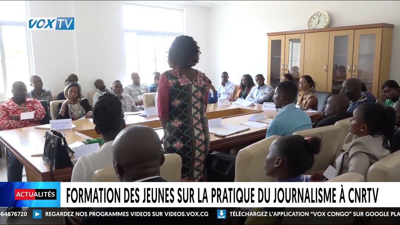 Formation des jeunes sur la pratique du journalisme à CNRTV