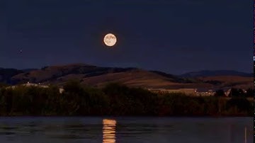 Montana Moonrise Timelapse