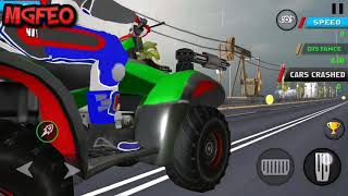 ATV Quad Bike Racing Simulator: Bike Shooting Game - Android Game Play screenshot 4