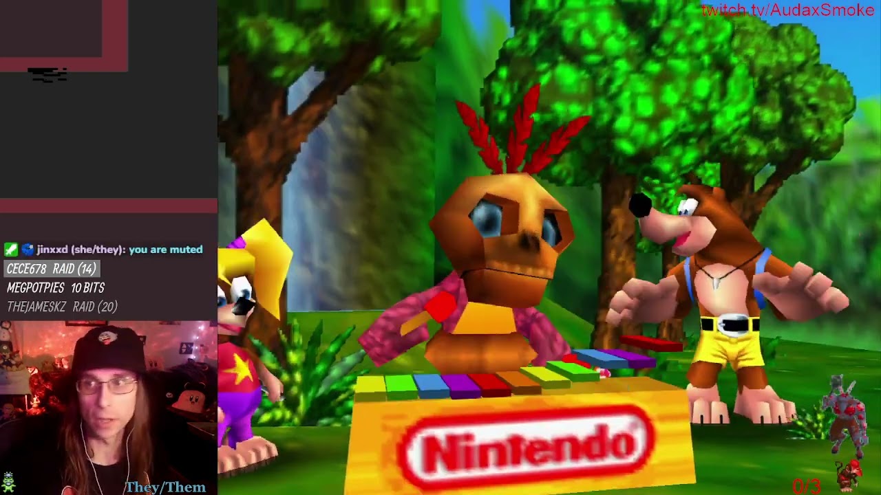 AudaxSmoke VoD 05.02.25 | Banjo-Kazooie ☁ nonbinary VIBEZ ☁ | AudaxSmoked