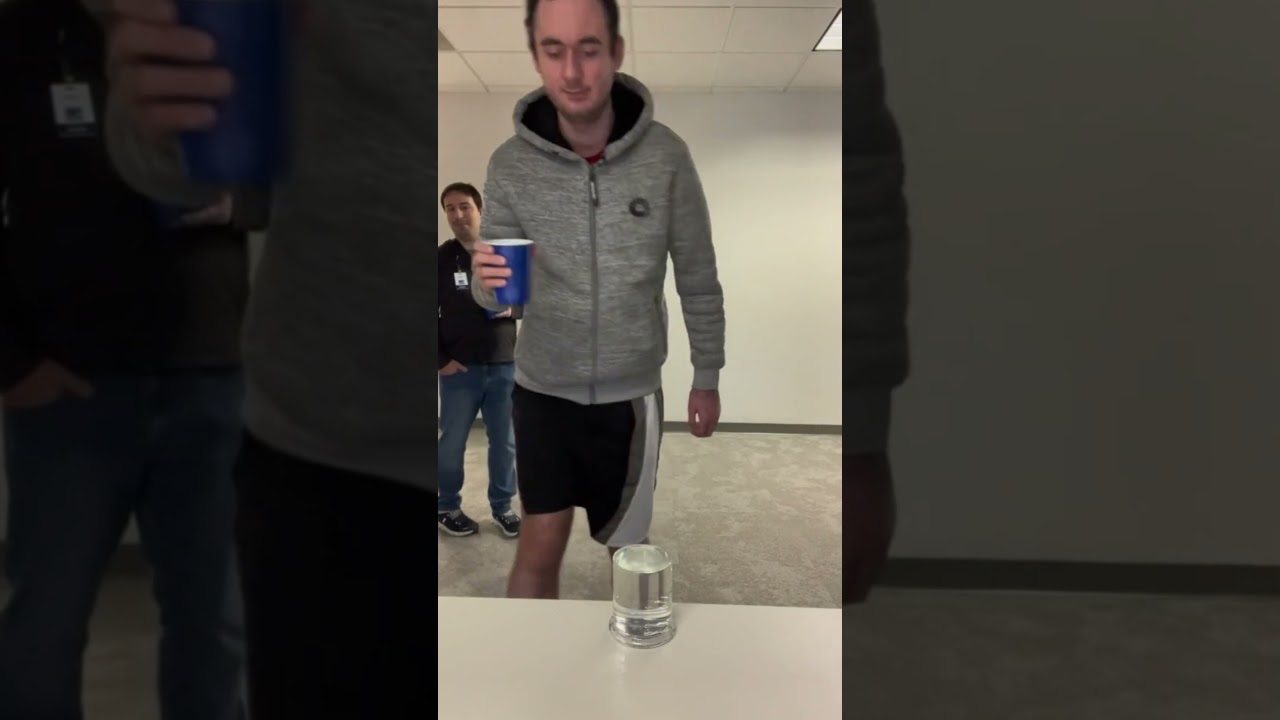 Don't Spill the Water Challenge! 