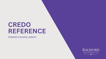 Credo Reference