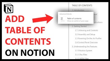 How to Add a Table of Contents in Notion