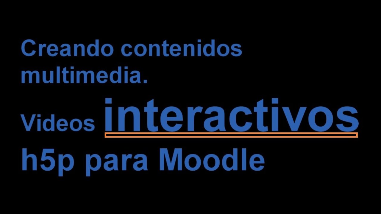 H5p interactive videos in moodle - YouTube