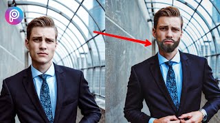 How to Added Mustache and beard in PicsArt tutorial mobile #ChandranEdit screenshot 3