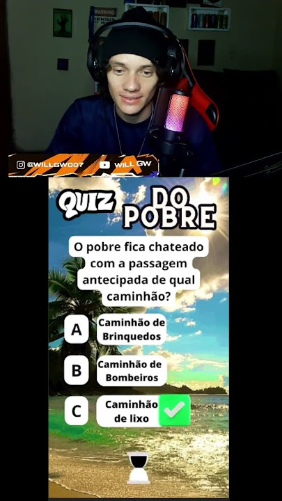 QUIZ C PERGUNTAS ALEATÓRIAS KKKK